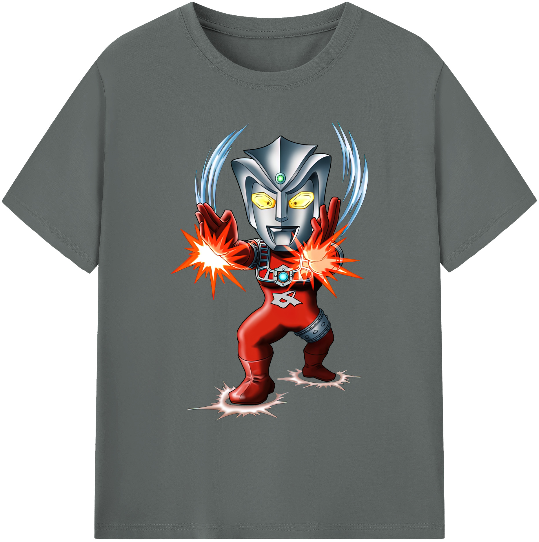 （画像用） ウルトラマン Ultraman 綿100％ メンズ半袖Tシャツ｜肌触りやわらか＆通気性
